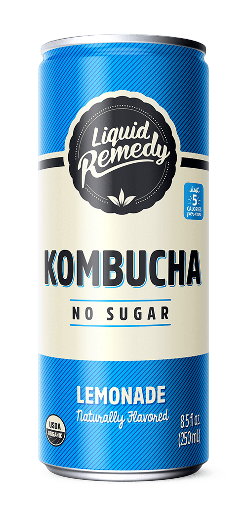 Liquid Remedy Lemonade Kombucha Can