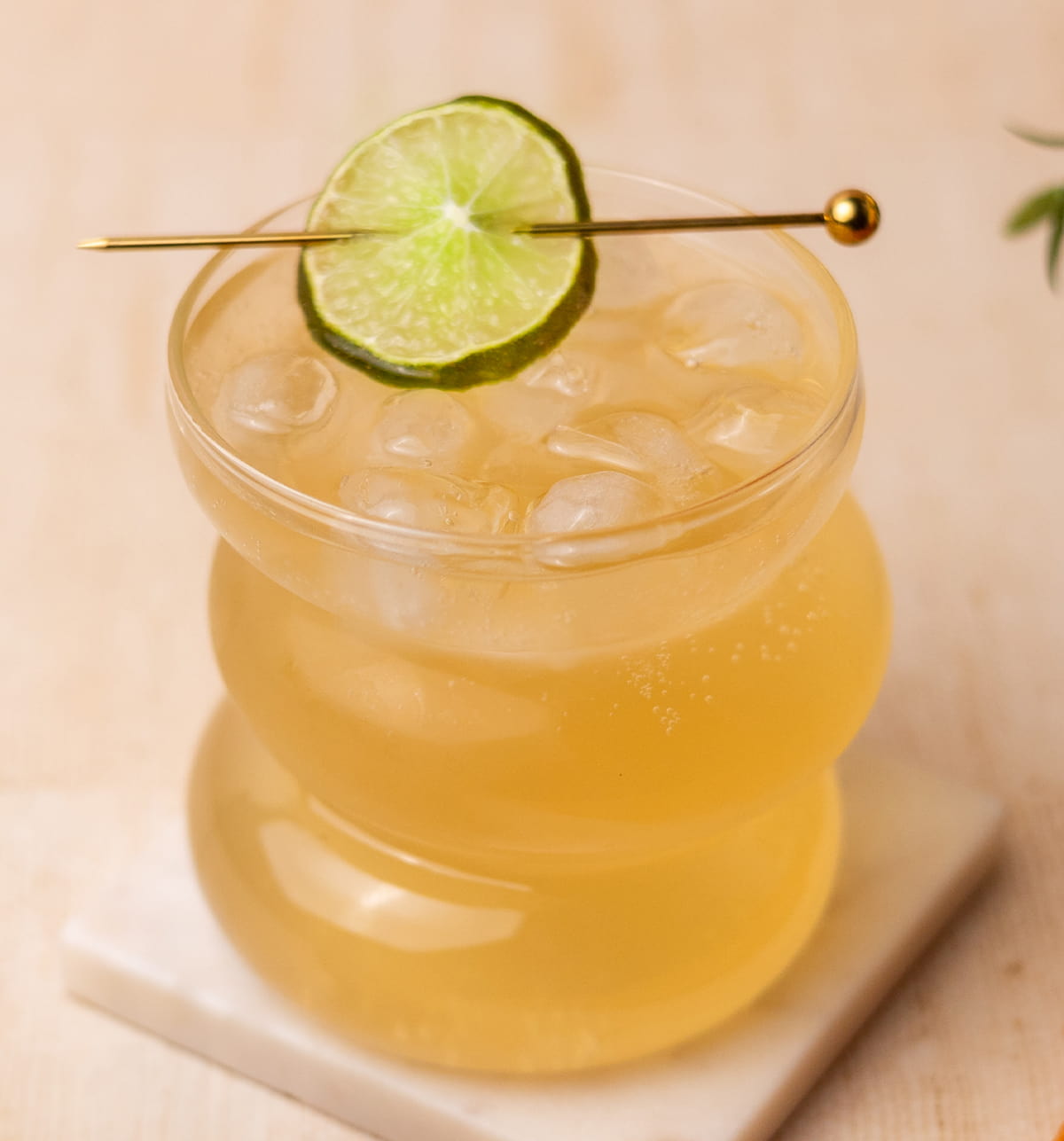 Dark and Stormy Cocktail